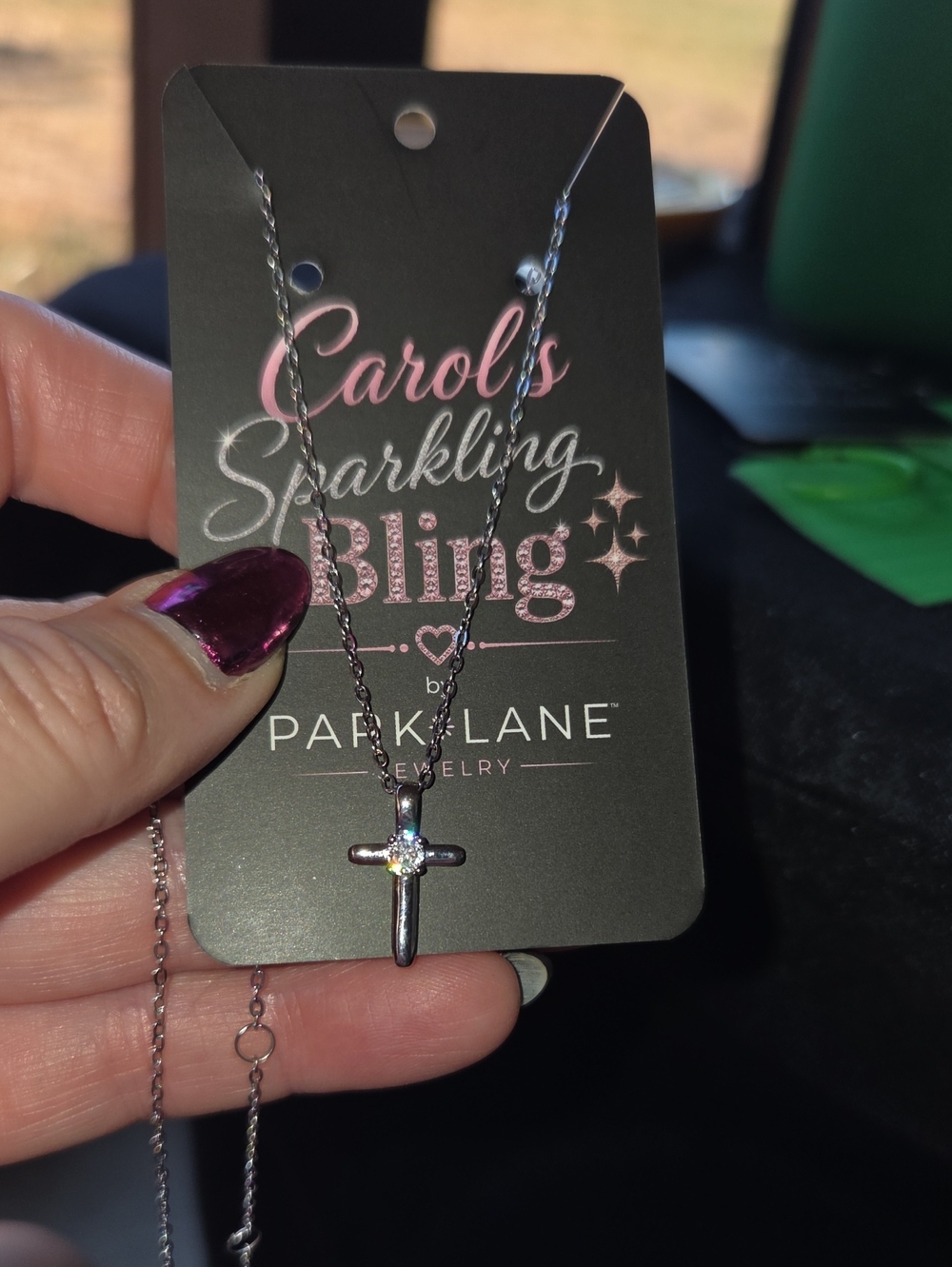 Park Lane Prayer Silver Cross Necklace